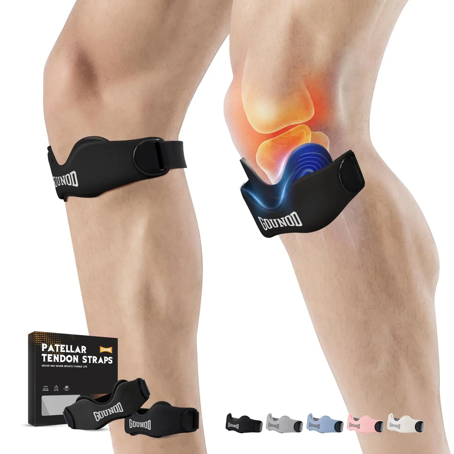 P1nkRyhthm Knee Strap Support