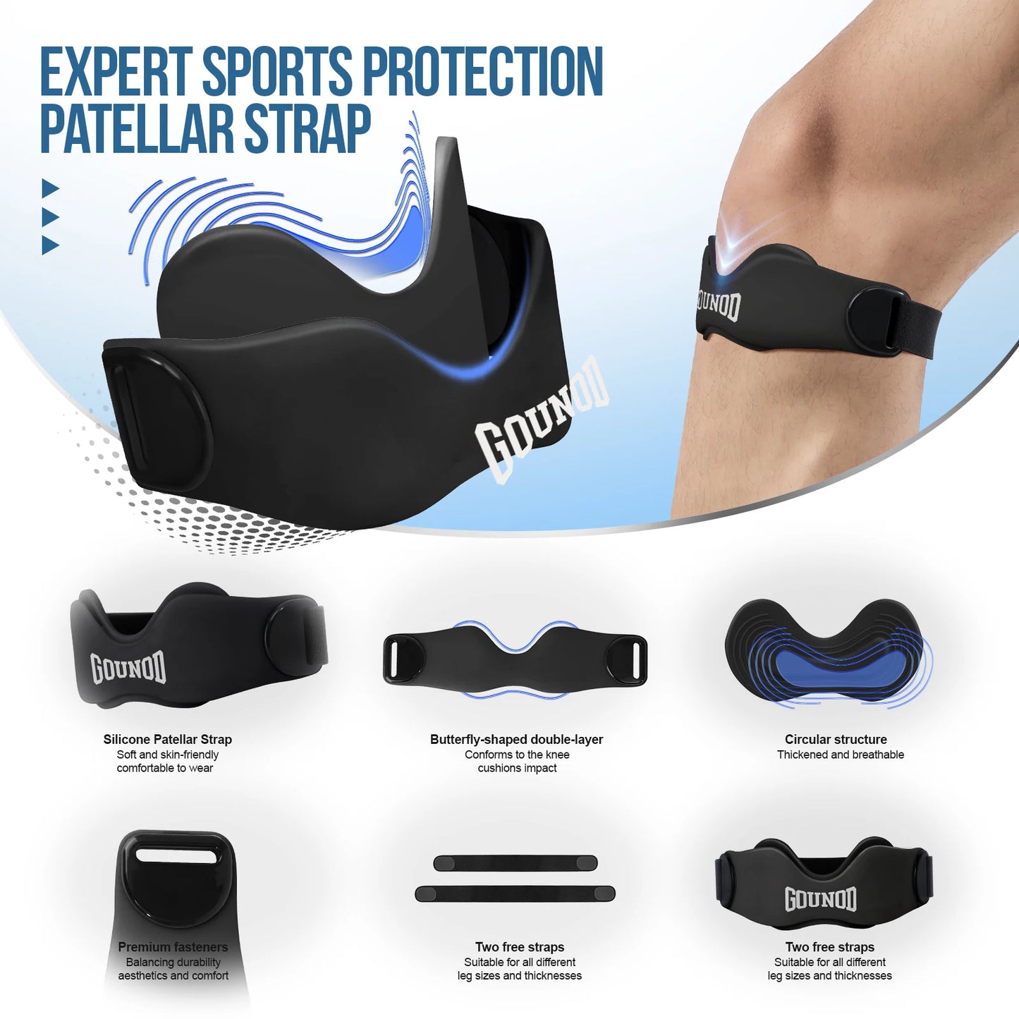 P1nkRyhthm Knee Strap Support